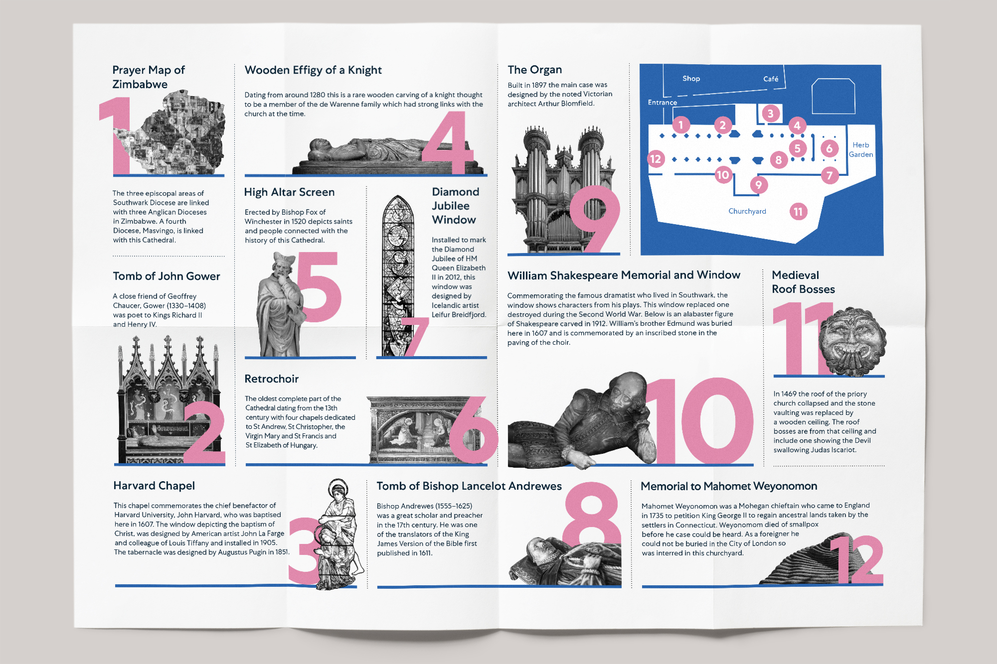 Visitors guide for Southwark Cathedral (Tour)